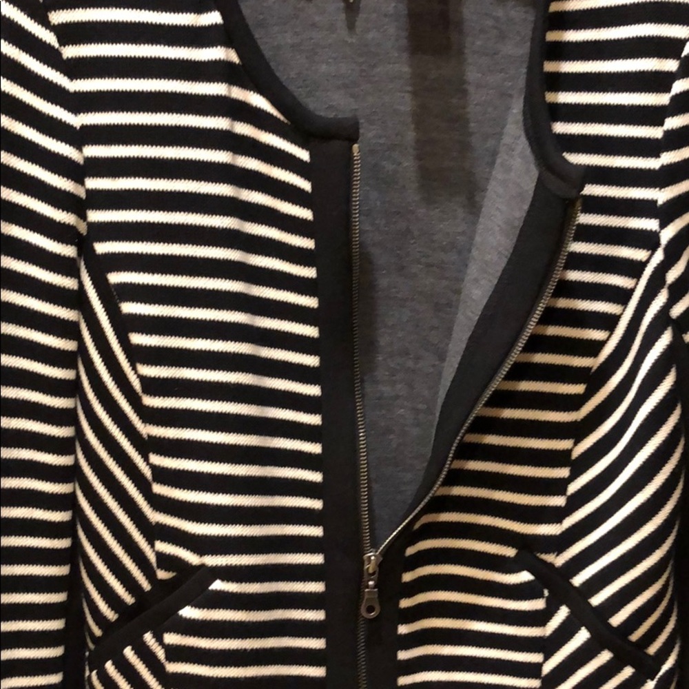Jacket, Sweater Material With Lining, Pockets - image 4